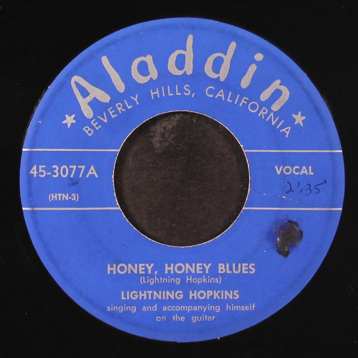 honey, honey blues / moonrise blues by LIGHTNING HOPKINS