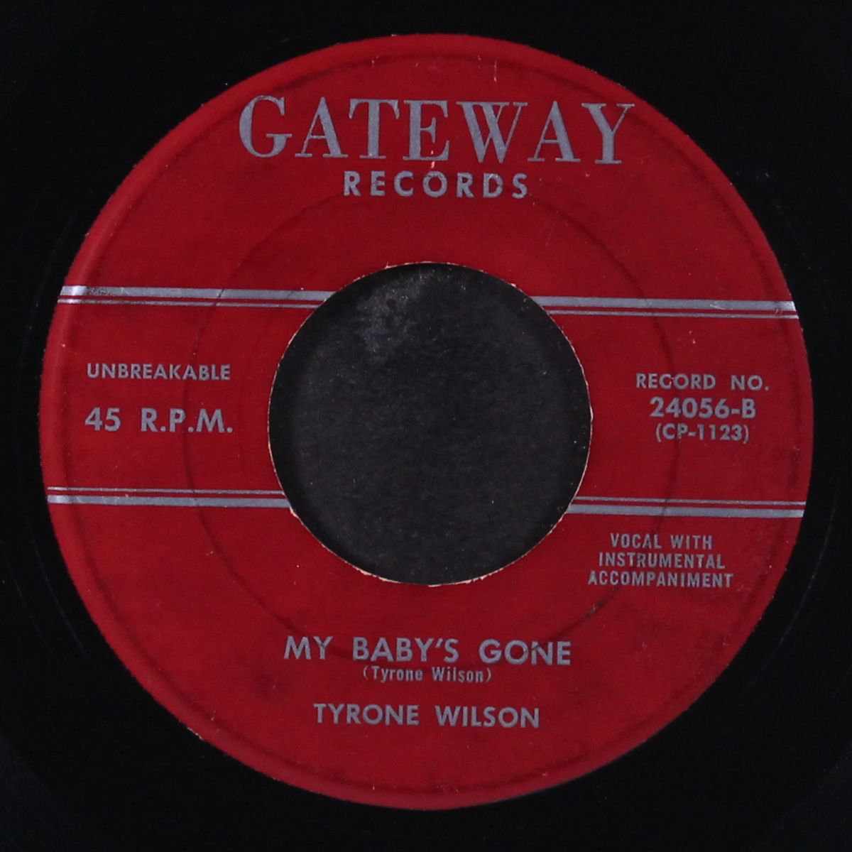 lonesome blues / my baby's gone by TYRONE WILSON