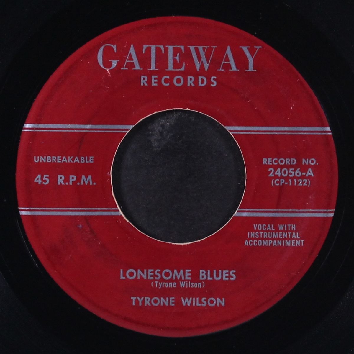 lonesome blues / my baby's gone by TYRONE WILSON