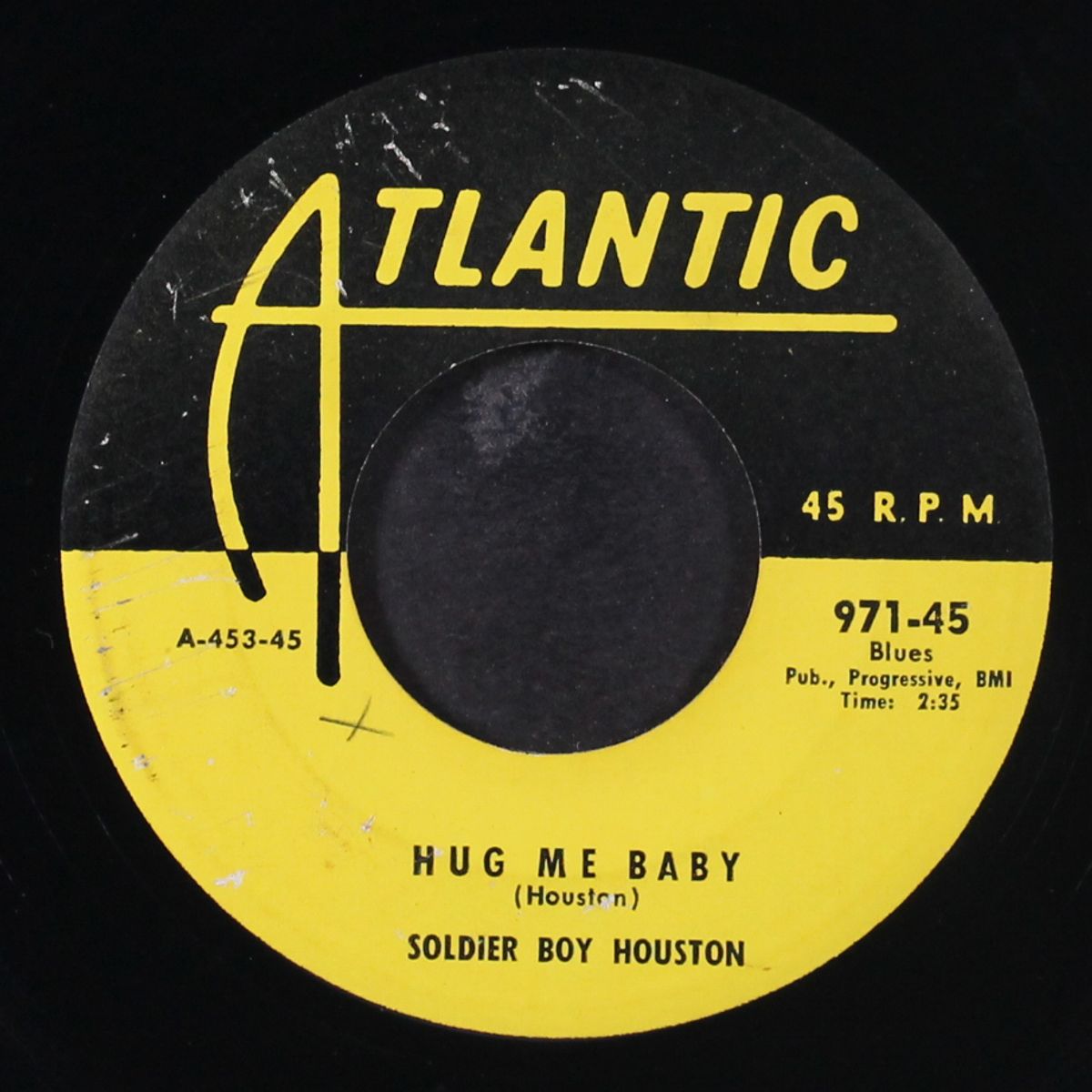 western rider blues / hug me baby by SOLDIER BOY HOUSTON