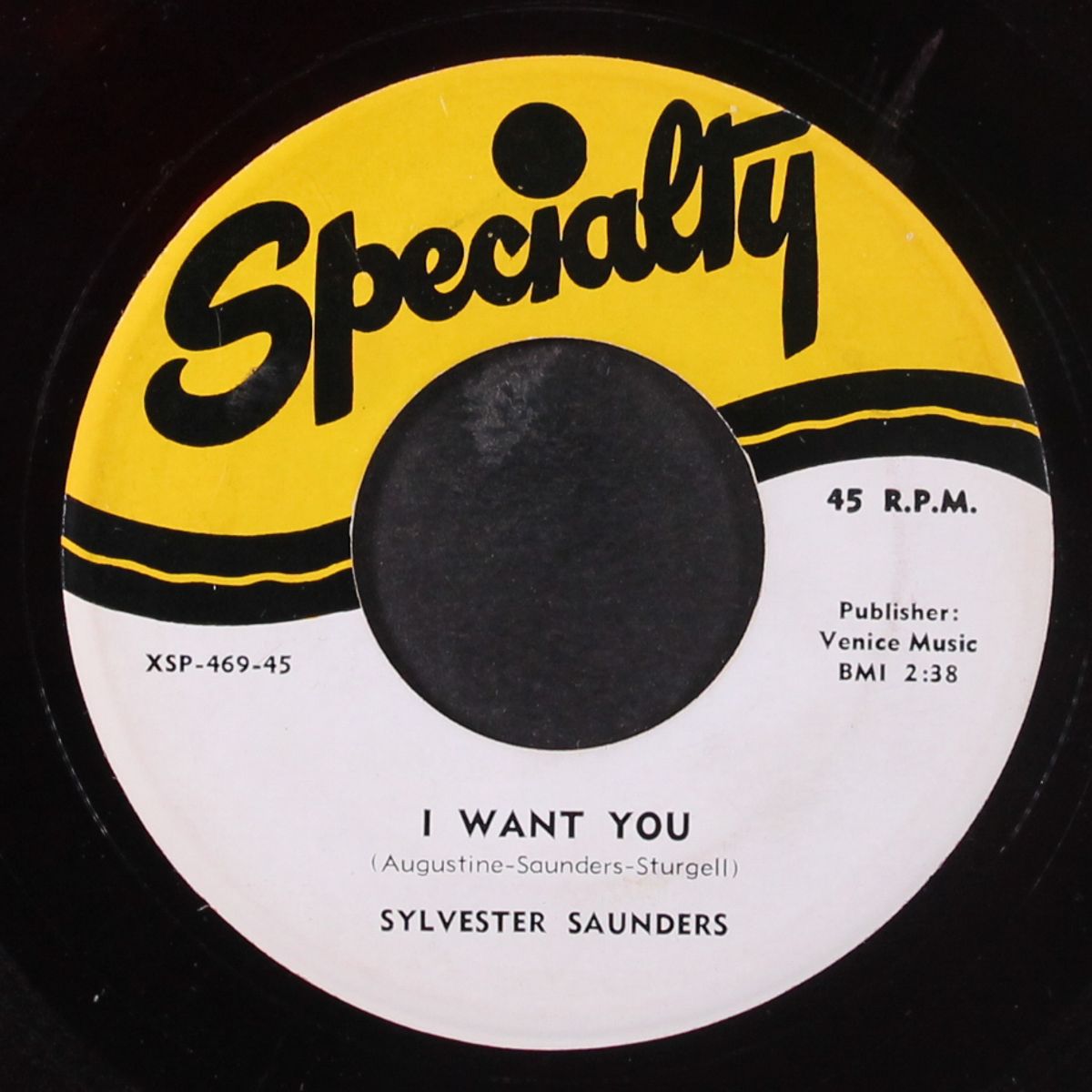 my dreams are all in vain / i want you by SYLVESTER SAUNDERS