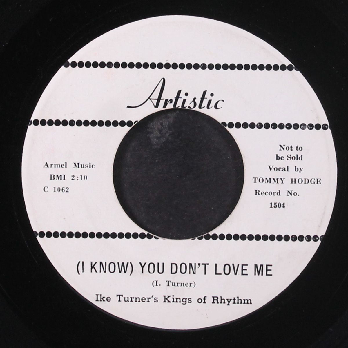 you don't love me / down & out by IKE TURNER & KINGS OF RHYTHM