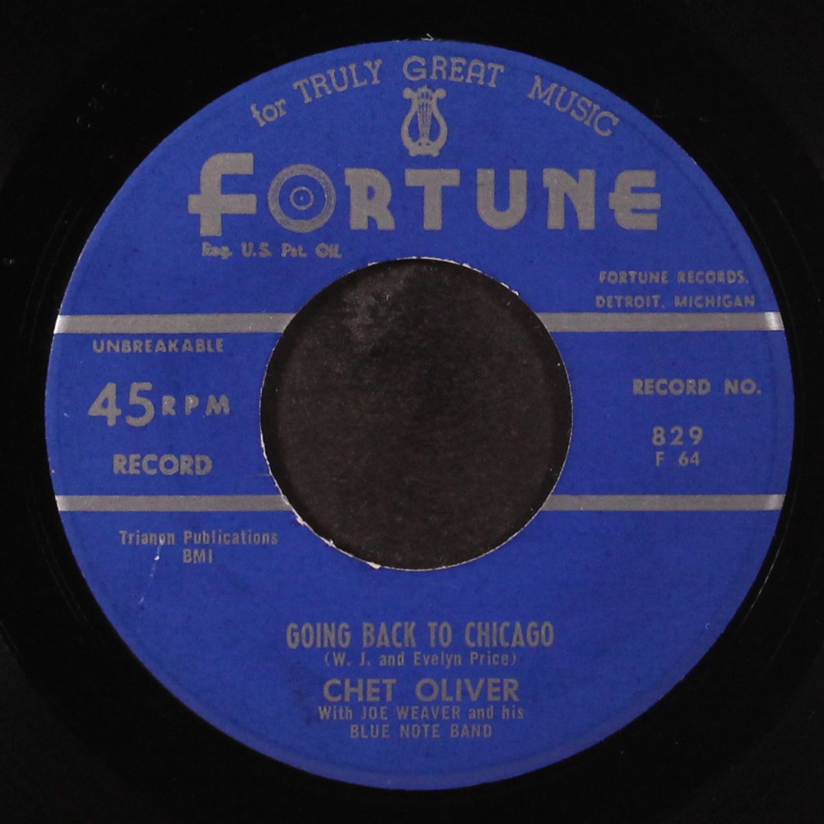 cool as a cucumber / going back to chicago by CHET OLIVER