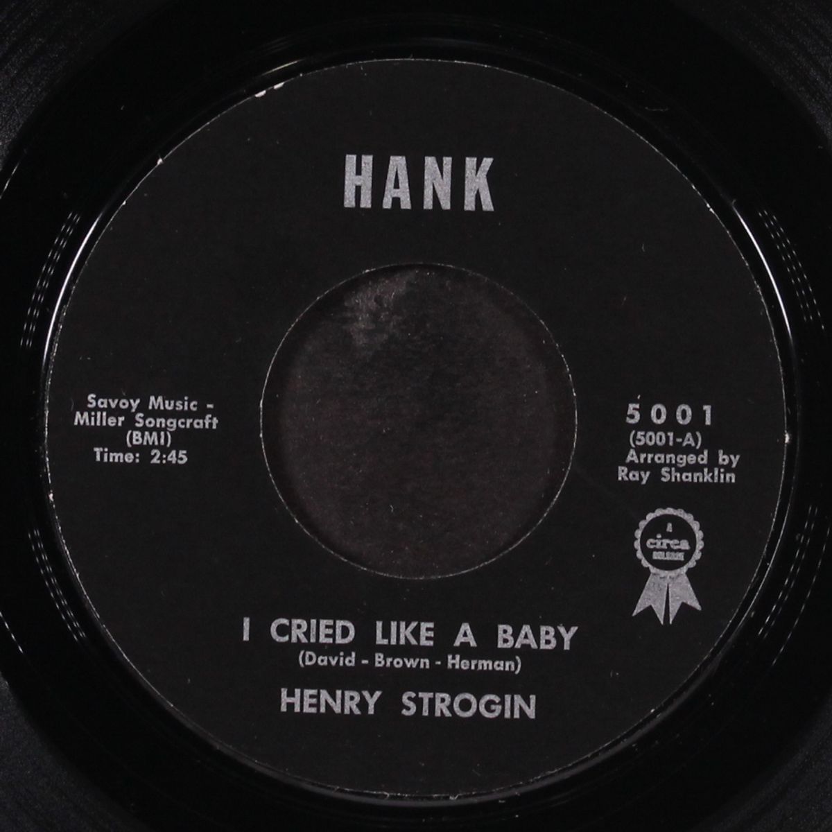 misery / i cried like a baby by HENRY STROGIN
