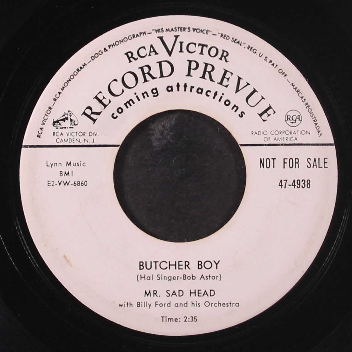 mumbles blues / butcher boy by MR. SAD HEAD