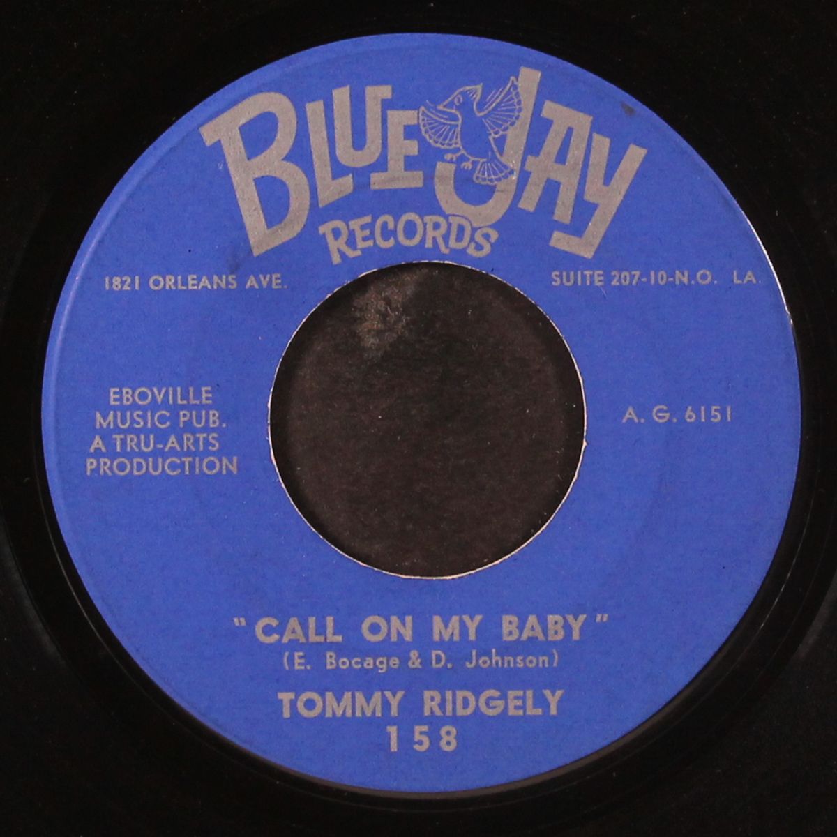pretty little mama / call on my baby by TOMMY RIDGELY