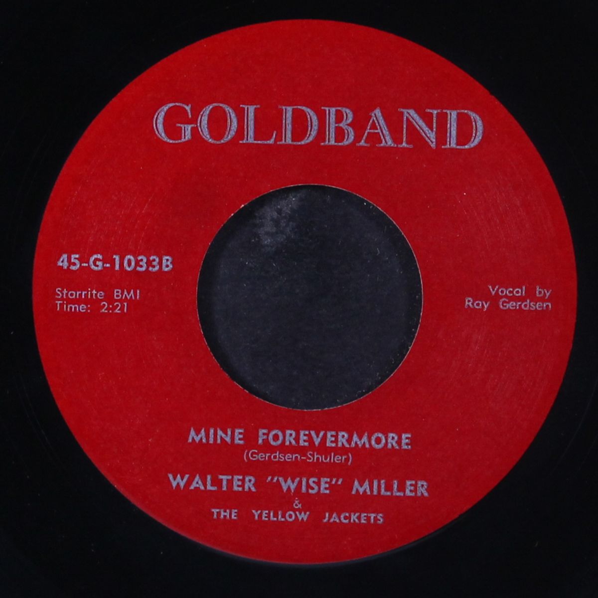 i was wrong / mine forevermore by WALTER MILLER & YELLOW JACKETS