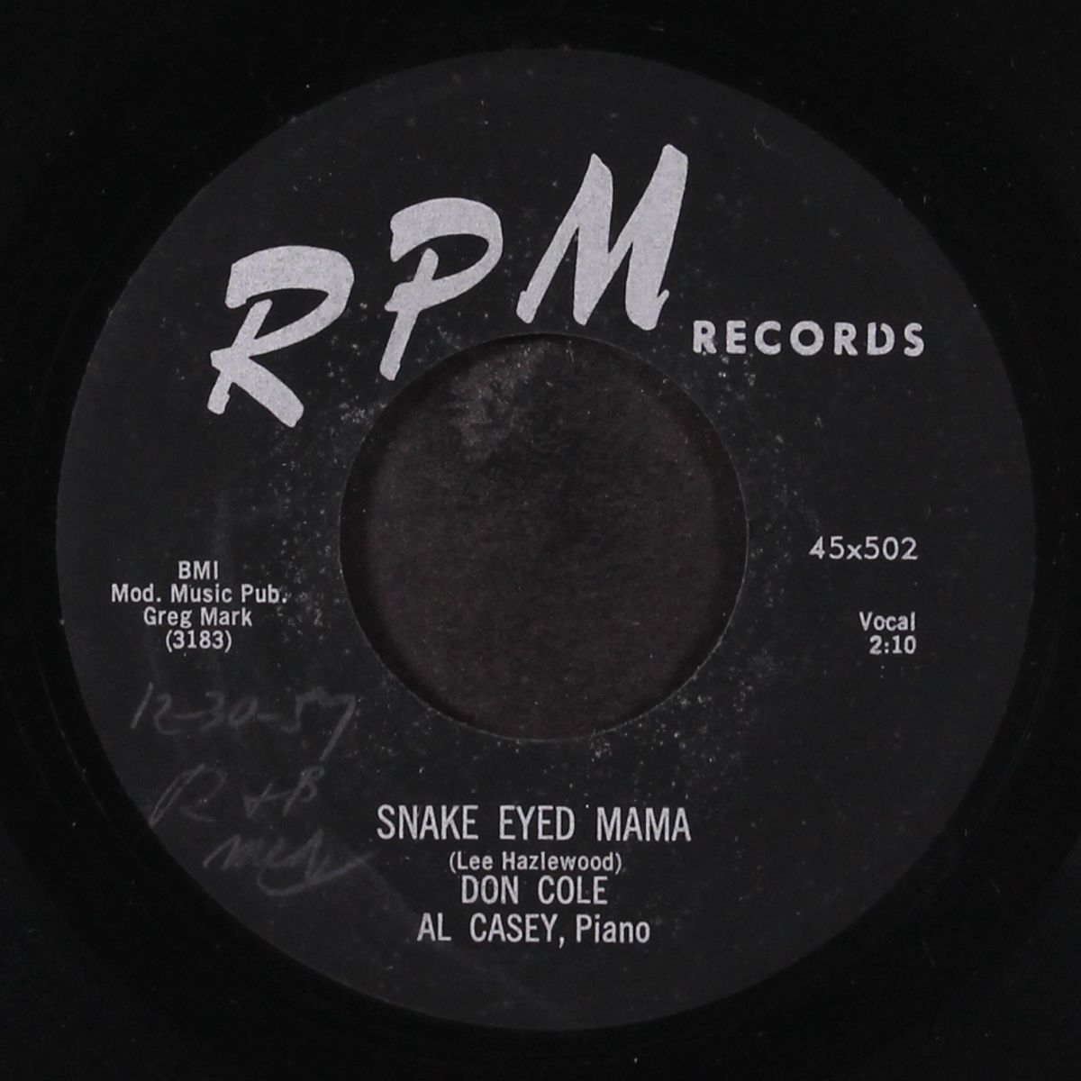 snake eyed mama / kiss of love by DON COLE