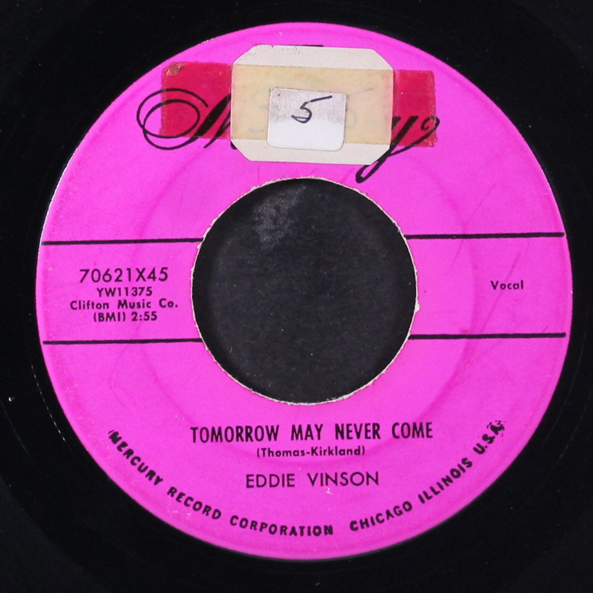 big chief (rain in the face / tomorrow may never come) by EDDIE VINSON & GROUP