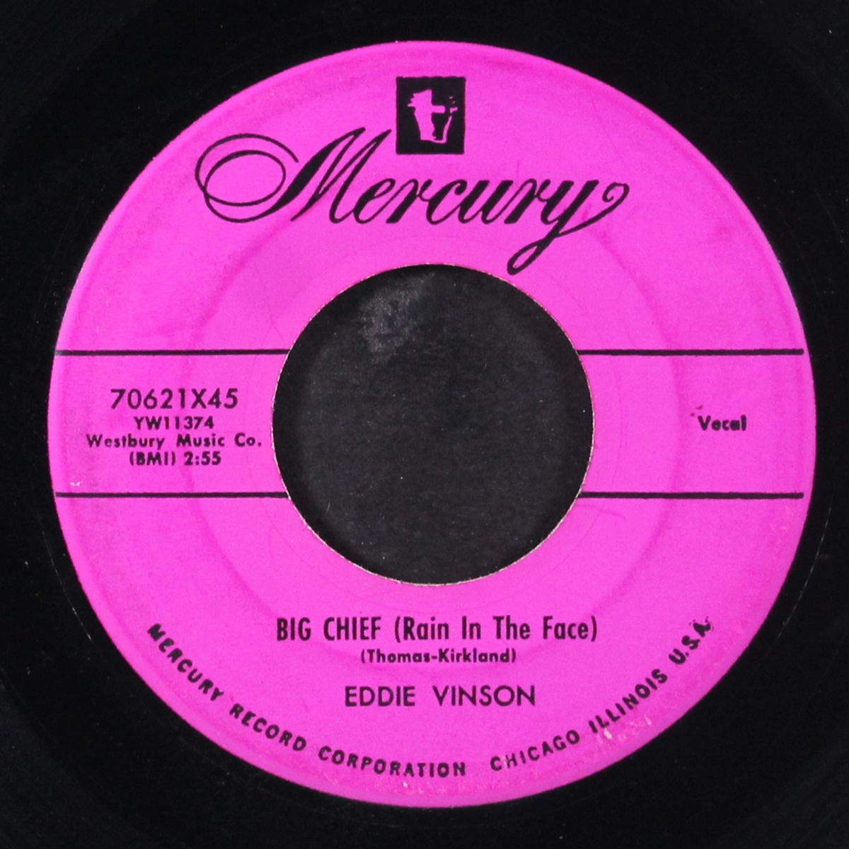 big chief (rain in the face / tomorrow may never come) by EDDIE VINSON & GROUP