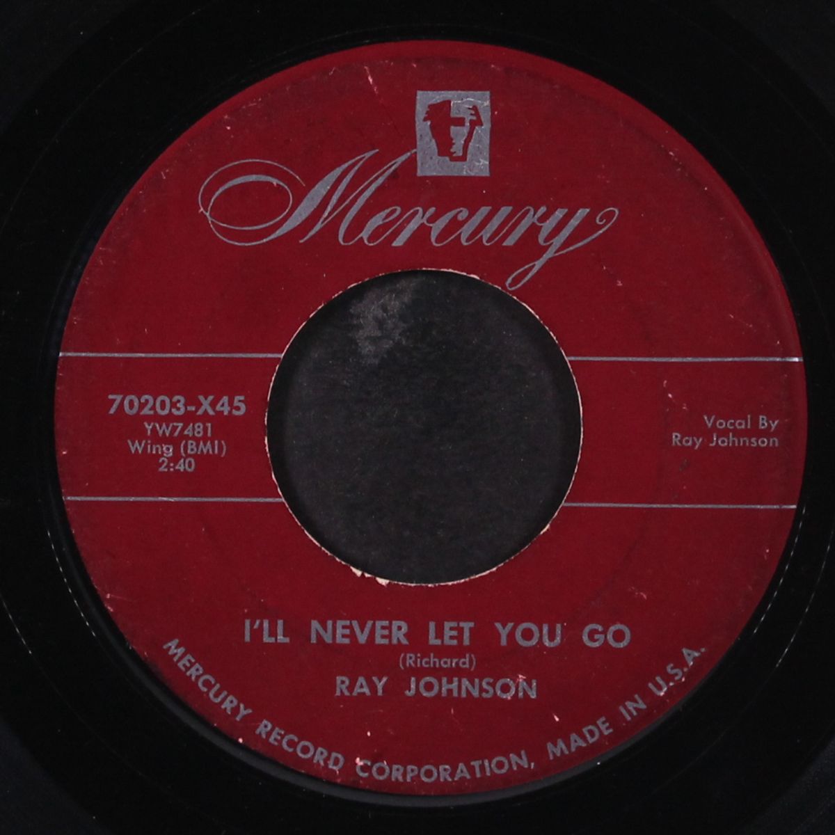 house of blues / i'll never let you go by RAY JOHNSON