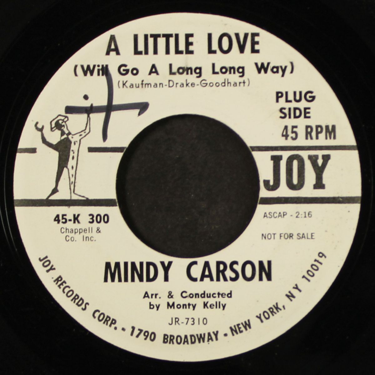 you're the end of my search for love / a little love by MINDY CARSON
