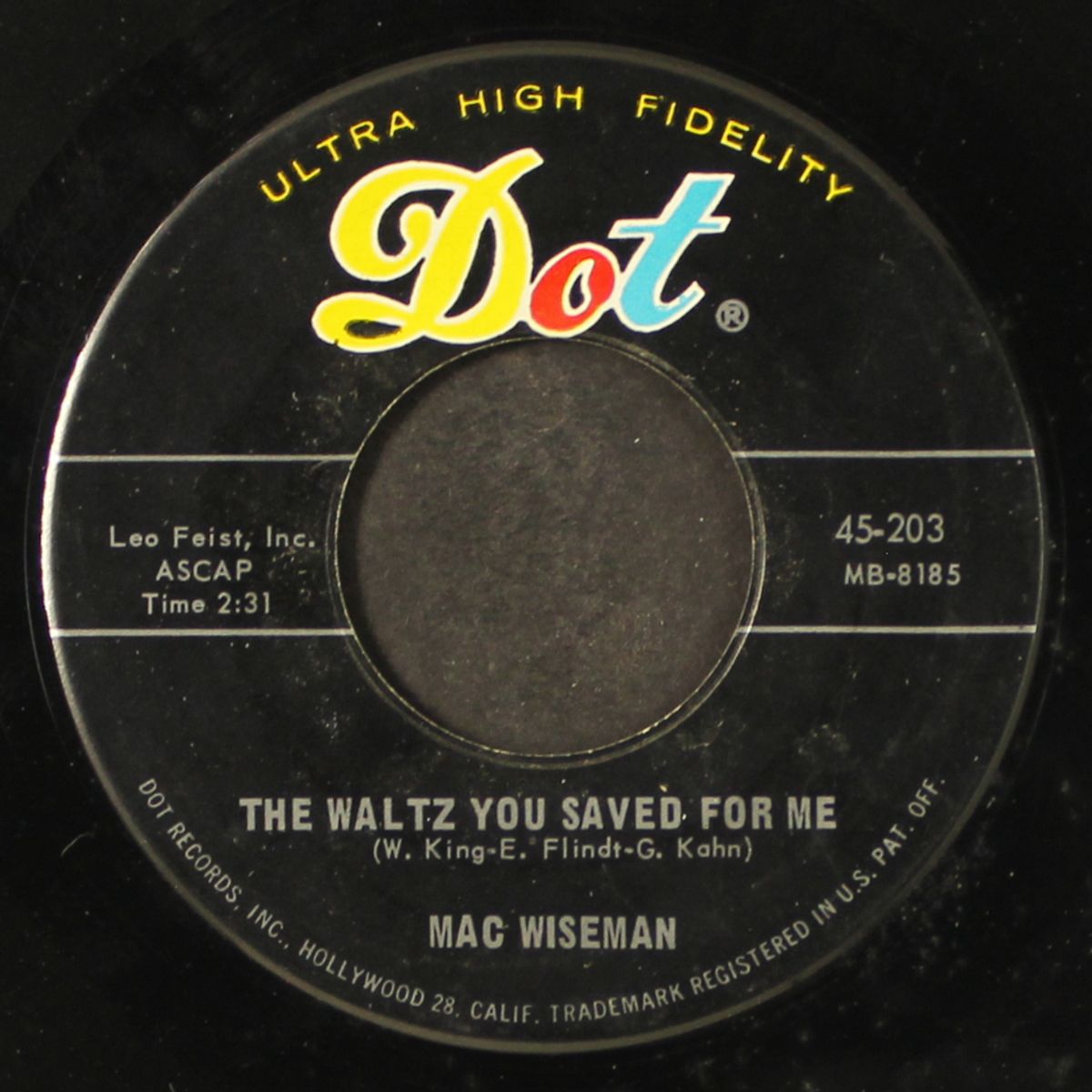 love letters in the sand / the waltz you saved for me by MAC WISEMAN