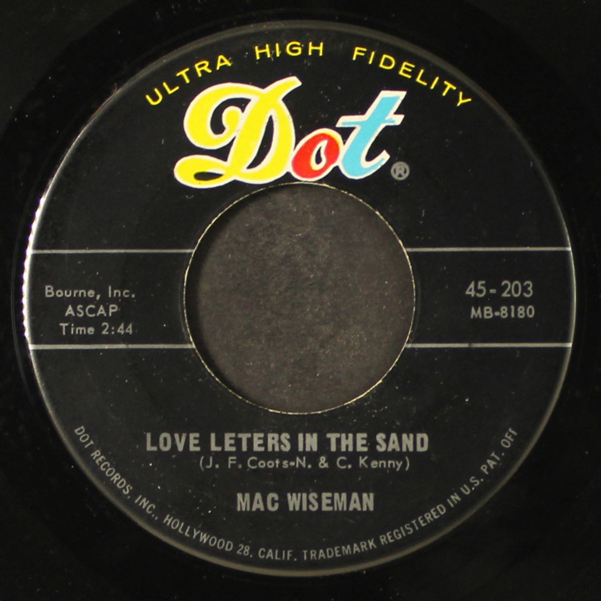 love letters in the sand / the waltz you saved for me by MAC WISEMAN