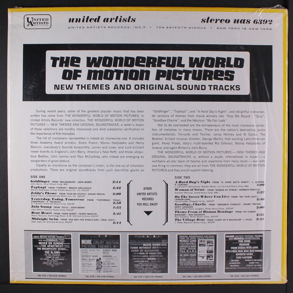 the wonderful world of motion pictures by VARIOUS