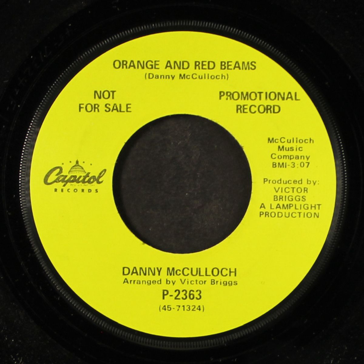 wings of a man / orange and red beams by DANNY MCCULLOCH