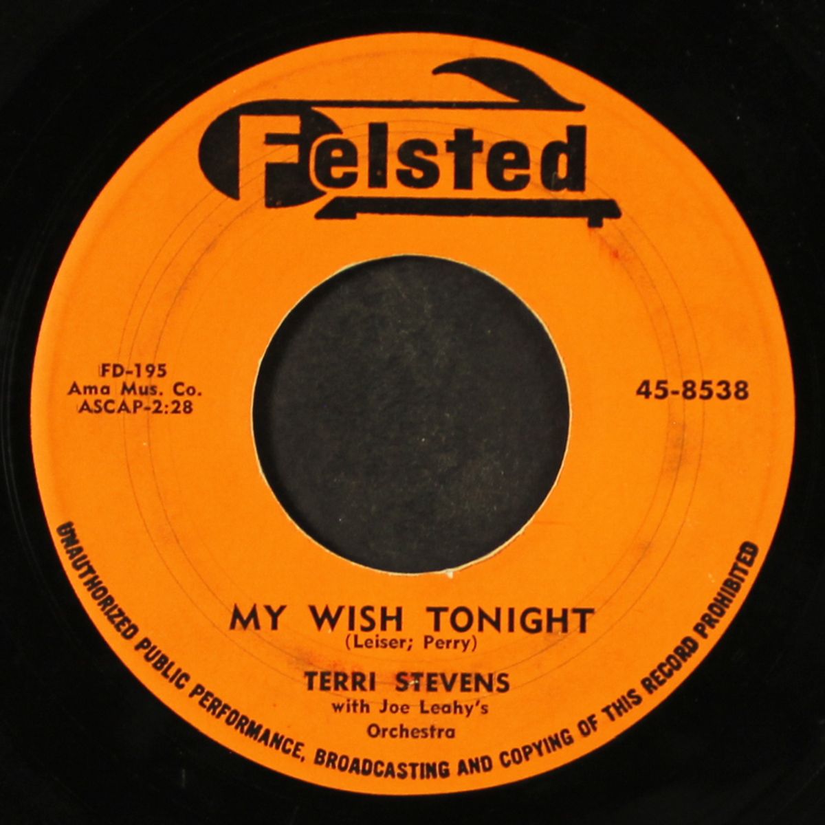 all alone / my wish tonight by TERRI STEVENS