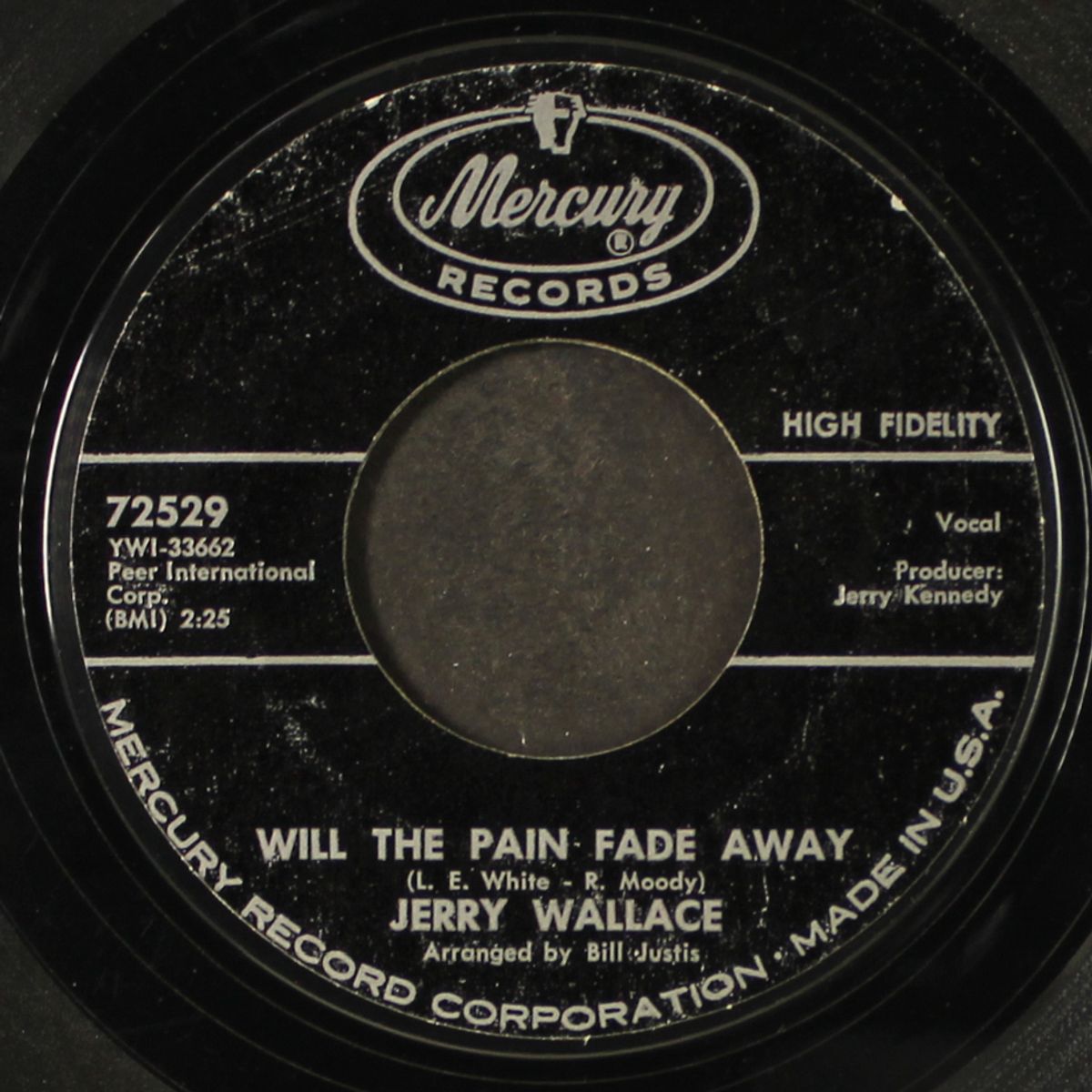 diamonds and horseshoes / will the pain fade away by JERRY WALLACE