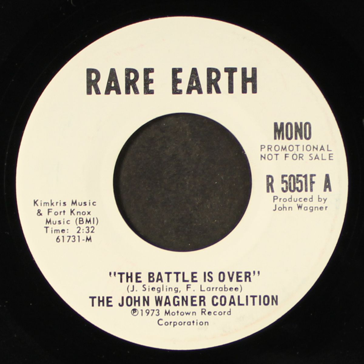 the battle is over / mono by JOHN WAGNER COALITION