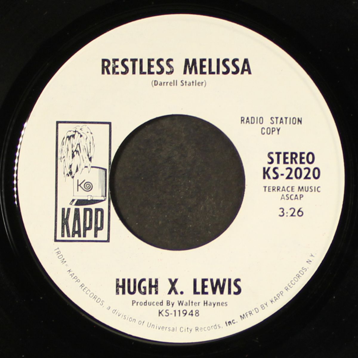 restless melissa / mono by HUGH X. LEWIS