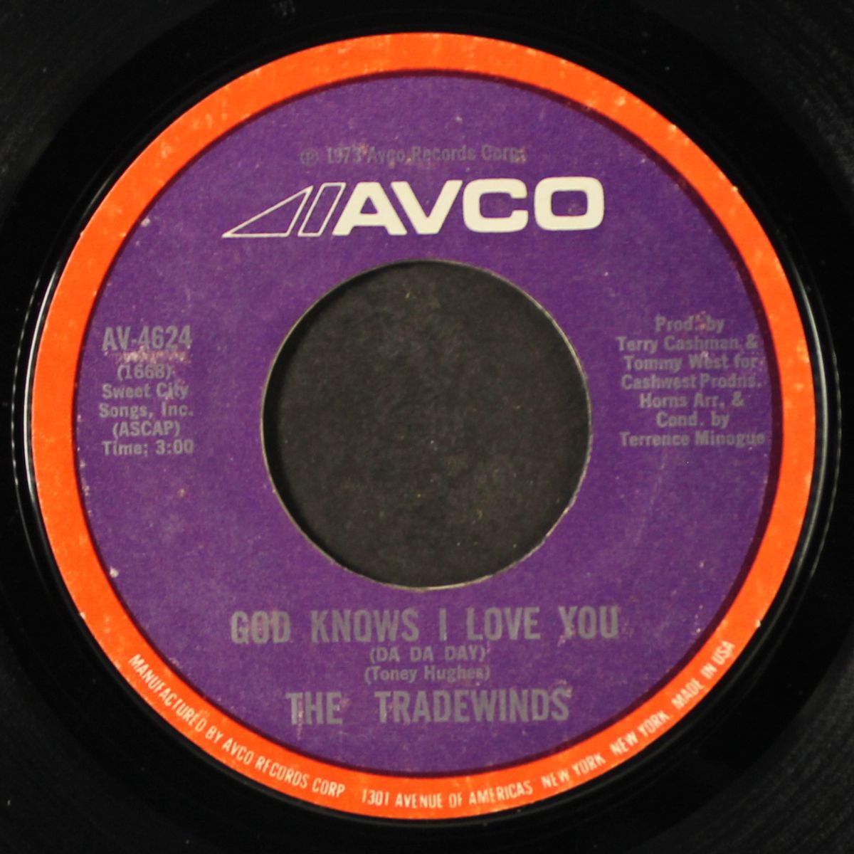 mr. guitar man / god knows i love you by TRADEWINDS