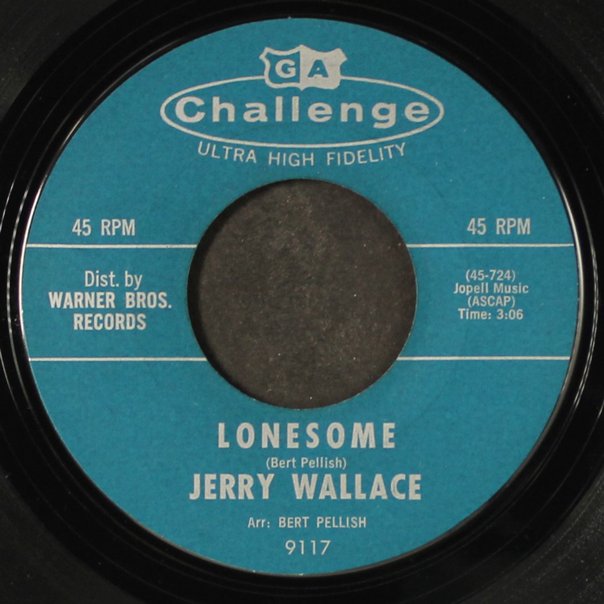 eyes (don't give my secret away) / lonesome by JERRY WALLACE