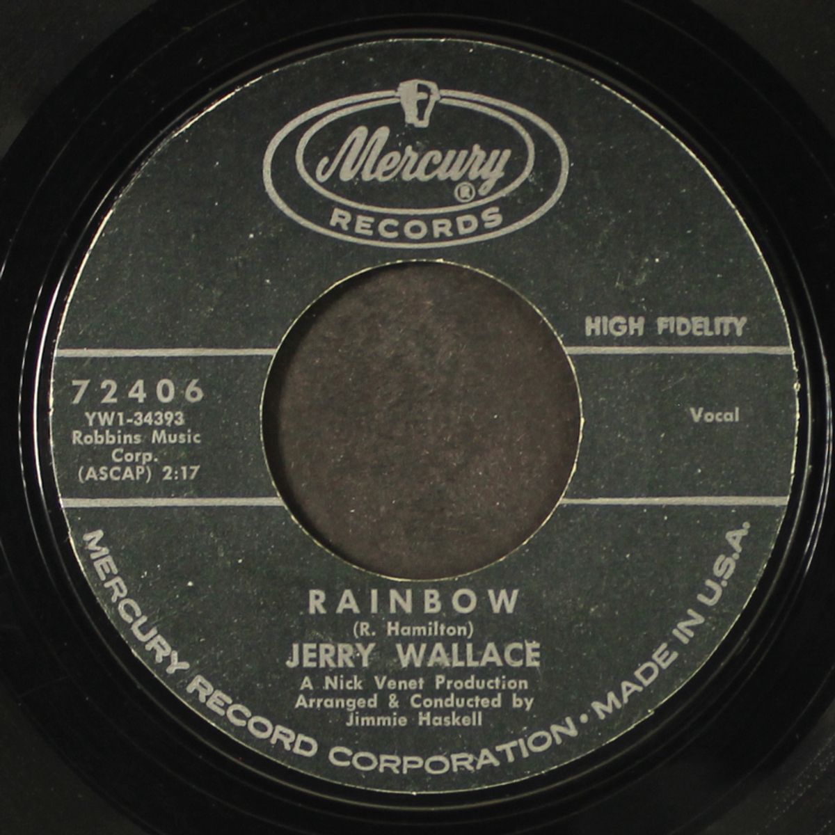 time / rainbow by JERRY WALLACE