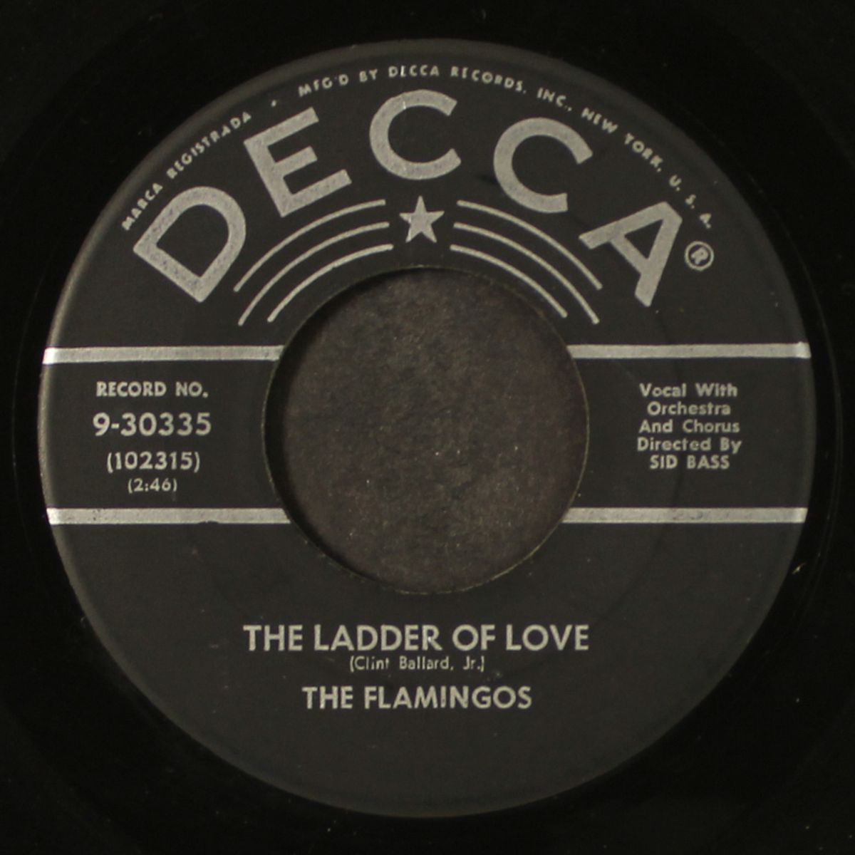 the ladder of love / let's make up by FLAMINGOS