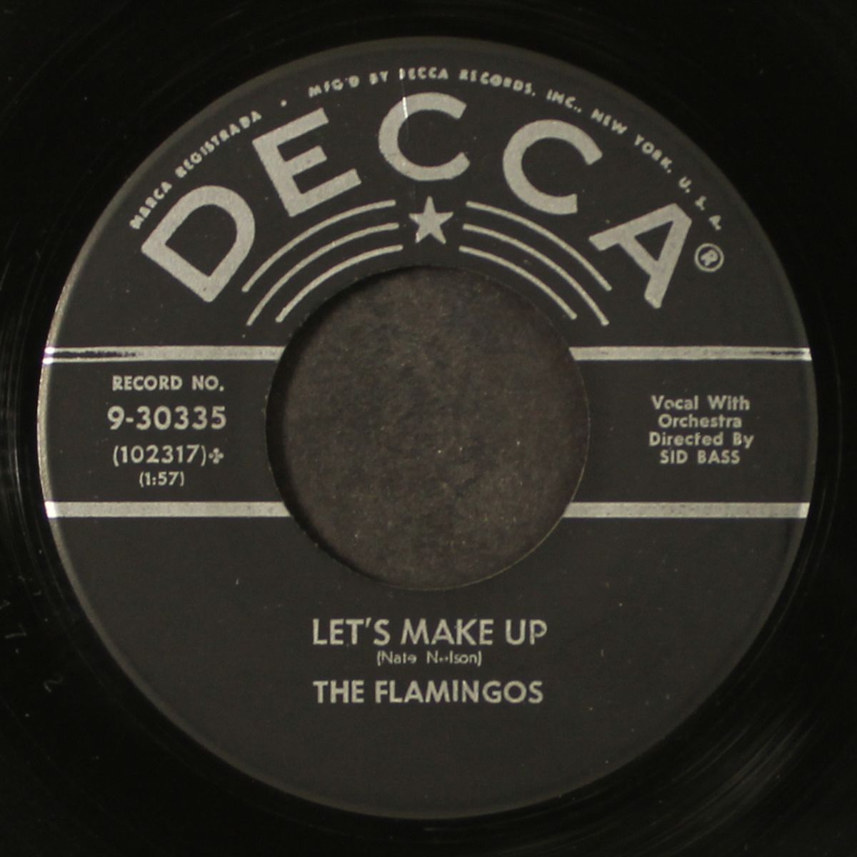 the ladder of love / let's make up by FLAMINGOS