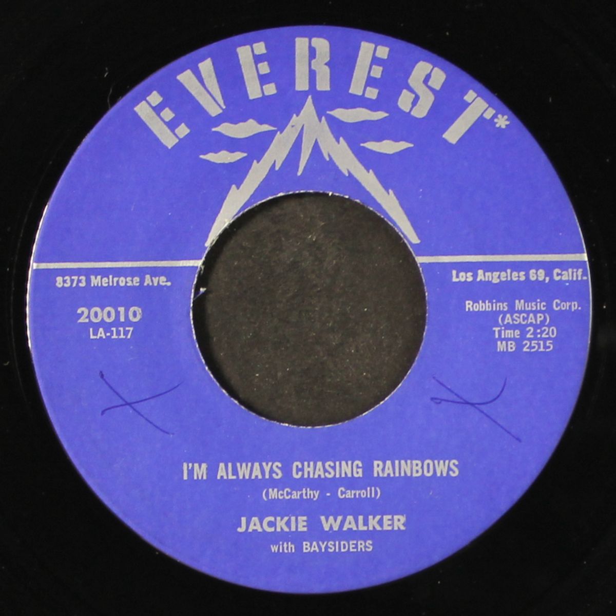 i'm always chasing rainbows / dearly beloved by JACKIE WALKER