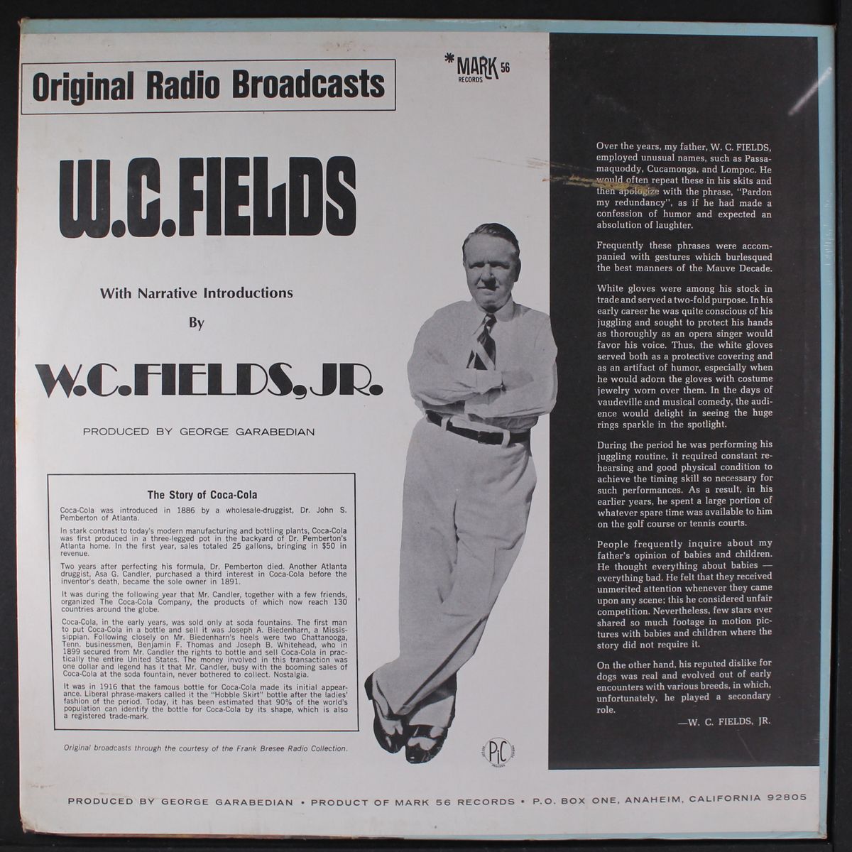 w.c. fields - nostalgia by ORIGINAL RADIO BROADCAST