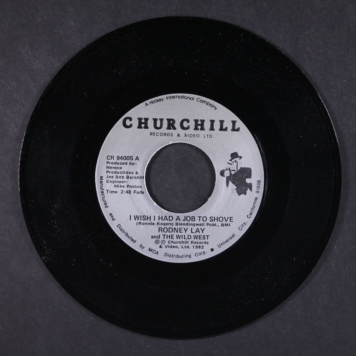 i wish i had a job to shove / the way i feel tonight by RODNEY LAY & WILD WEST