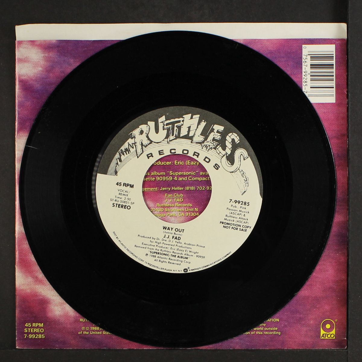 way out / same by J.J. FAD