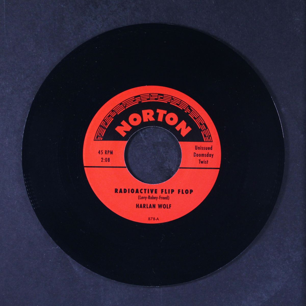 radioactive flip flop / midnight blues by HARLAN WOLF / MARTY WATERS