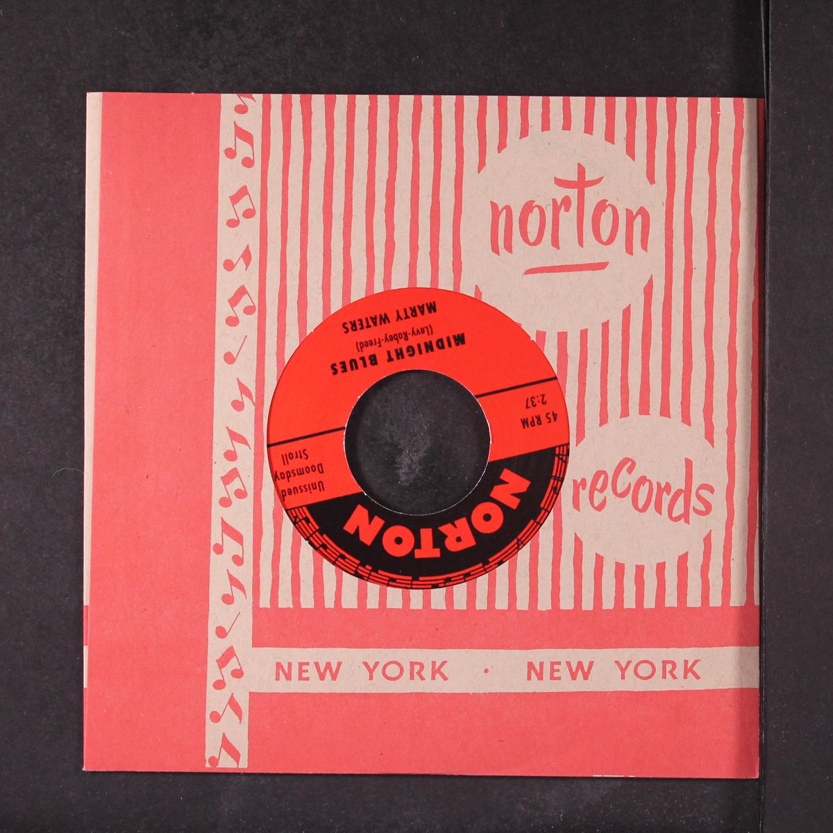radioactive flip flop / midnight blues by HARLAN WOLF / MARTY WATERS