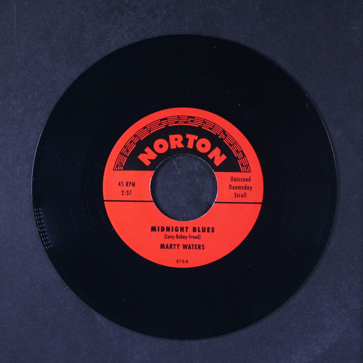 radioactive flip flop / midnight blues by HARLAN WOLF / MARTY WATERS