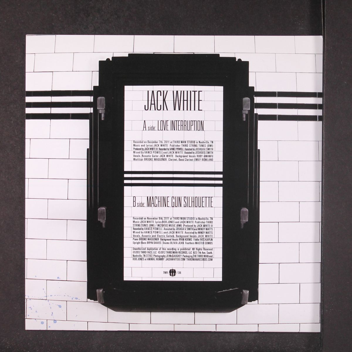 love interruption / machine gun silhouette by JACK WHITE