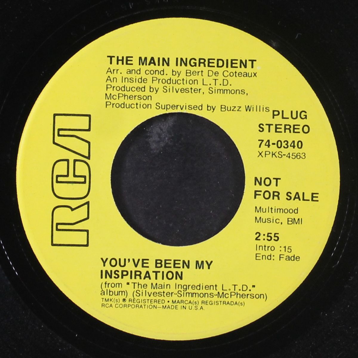 life won't be the same (without you) / you've been my inspiration by MAIN INGREDIENT