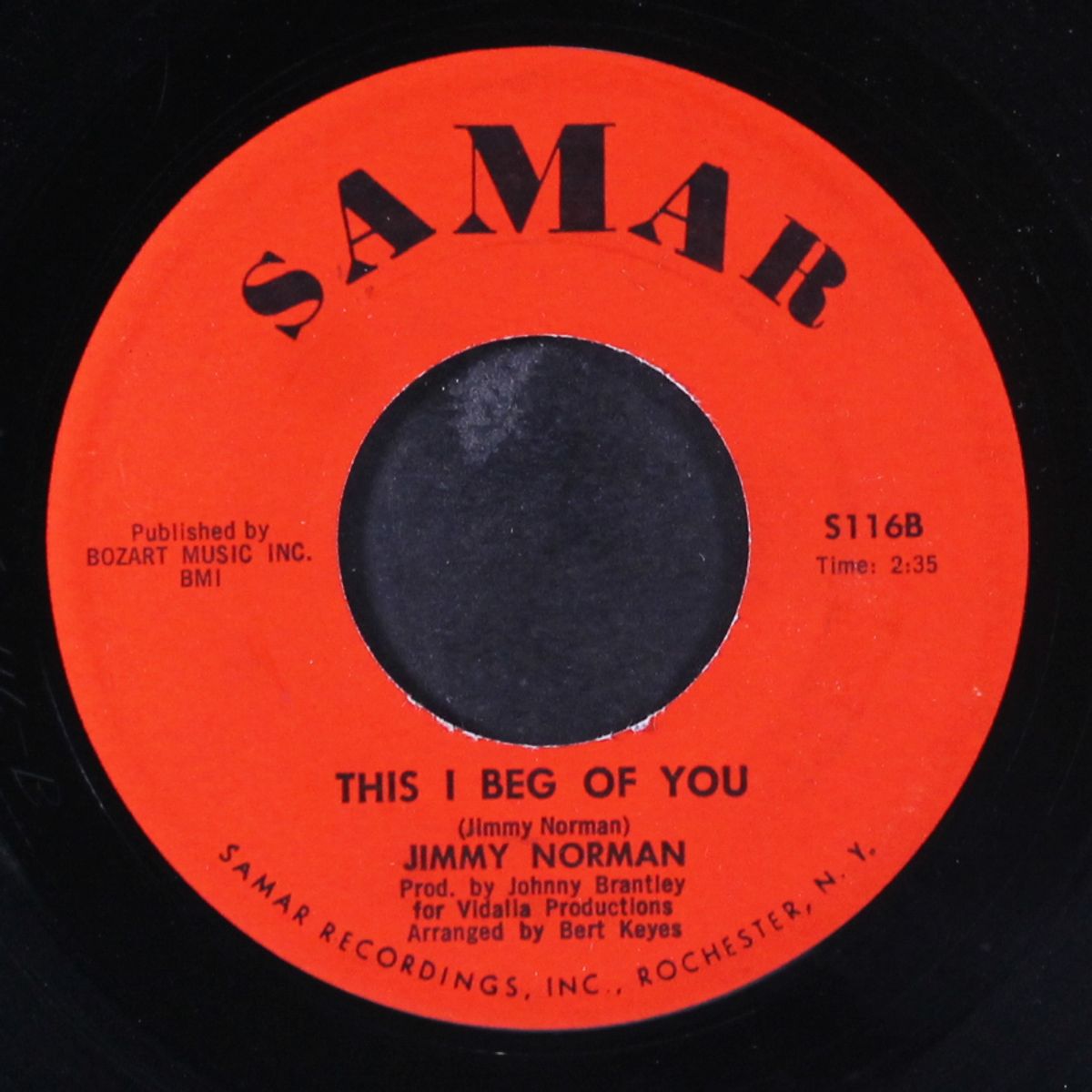 this i beg of you / can you blame me by JIMMY NORMAN
