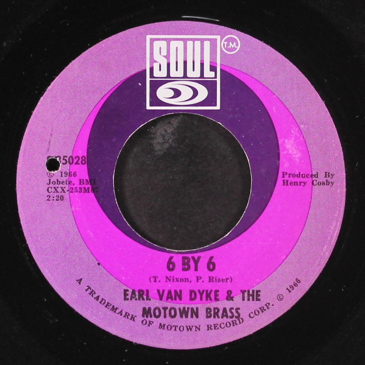 6 by 6 / there is no greater love by EARL VAN DYKE