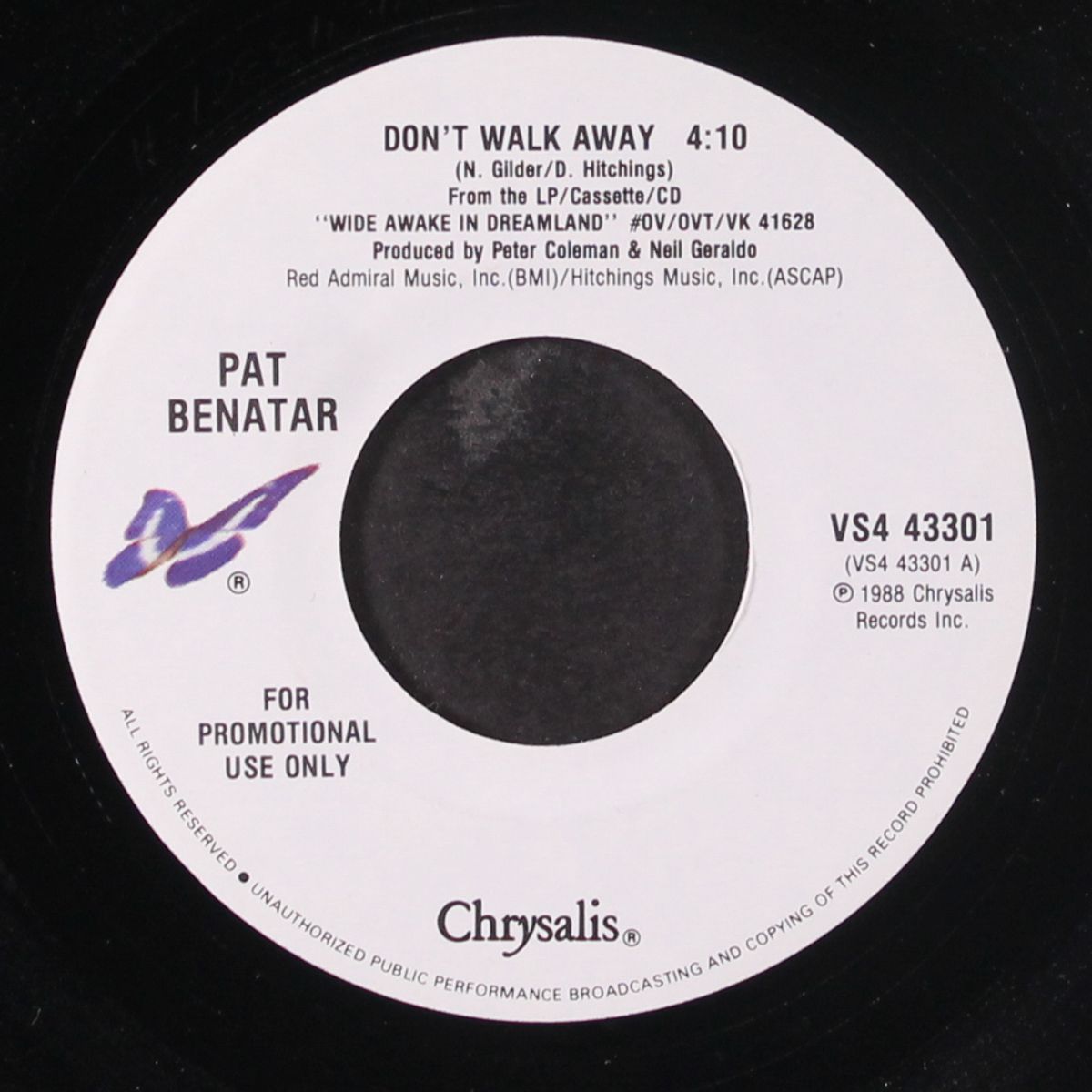 don't walk away by PAT BENATAR