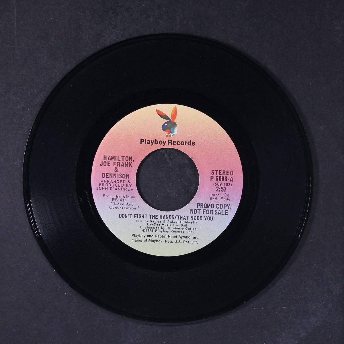 don't fight the hands by HAMILTON, JOE FRANK & DENNISON