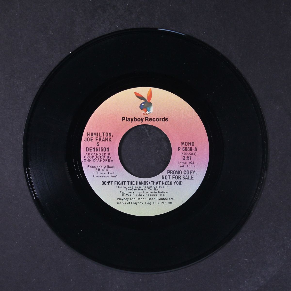 don't fight the hands by HAMILTON, JOE FRANK & DENNISON