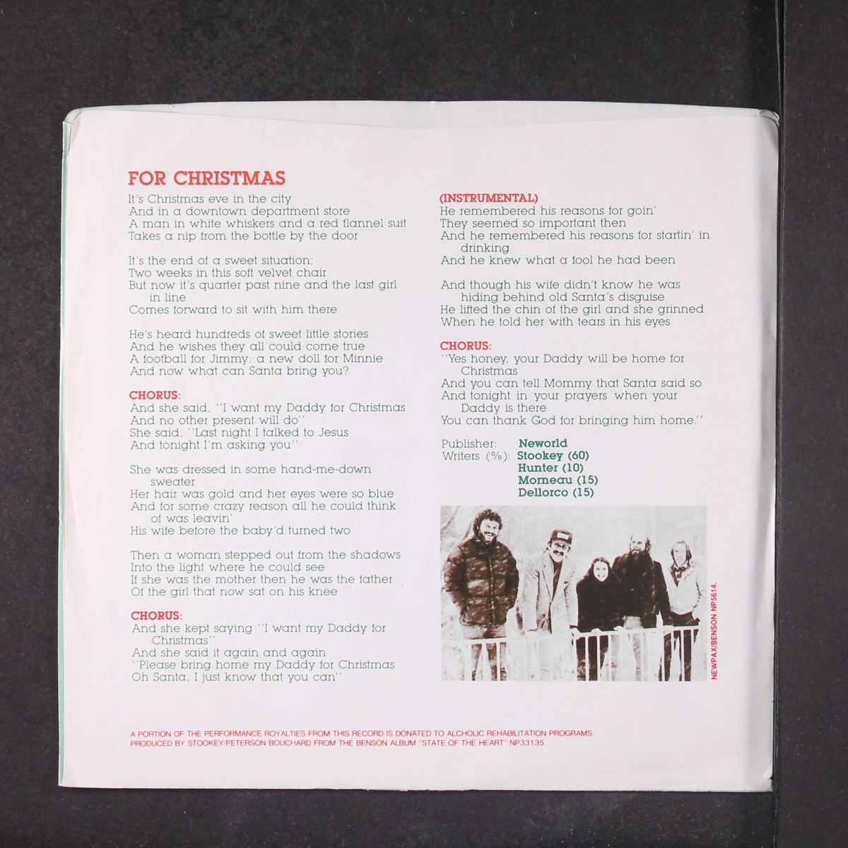 for christmas by NOEL PAUL STOOKEY