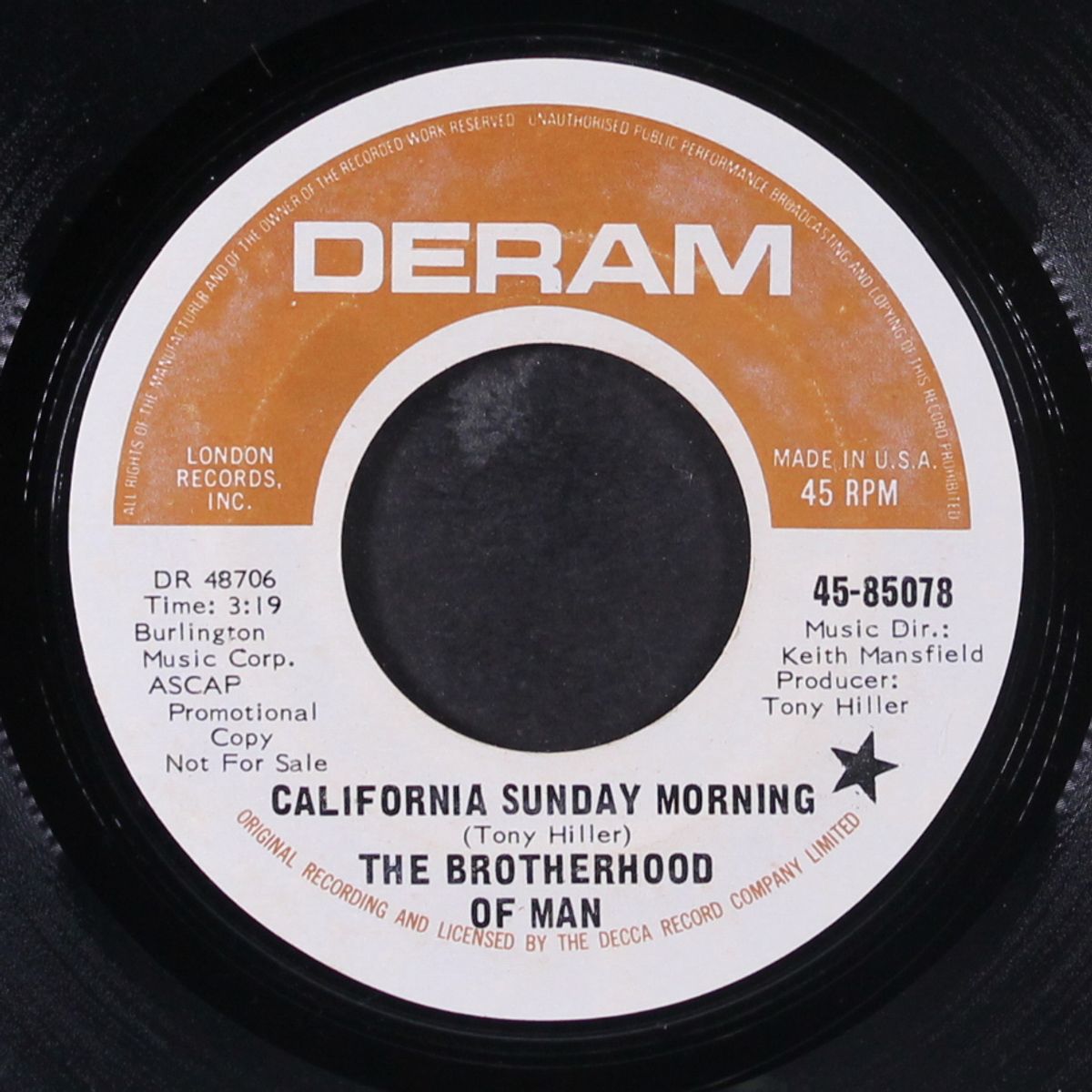 california sunday morning by BROTHERHOOD OF MAN