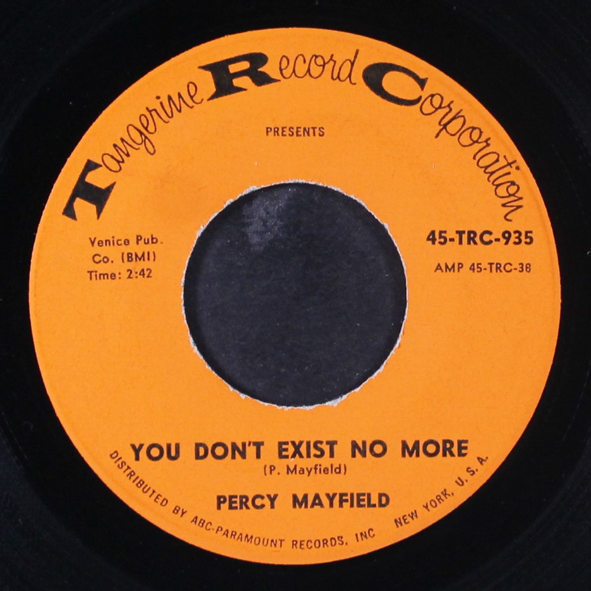 memory pain / you don't exist no more by PERCY MAYFIELD