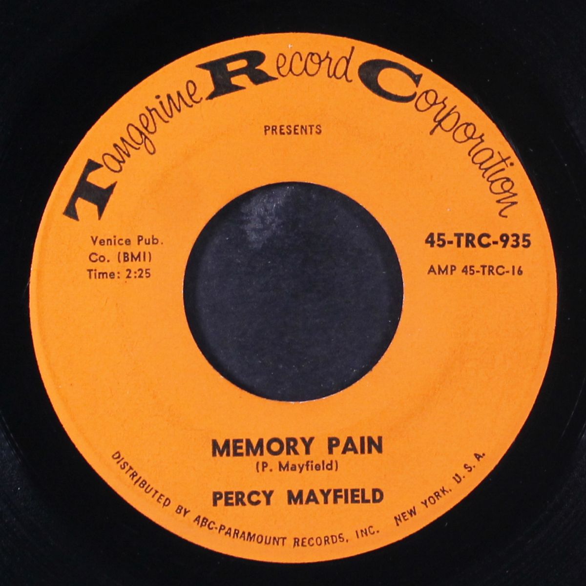 memory pain / you don't exist no more by PERCY MAYFIELD
