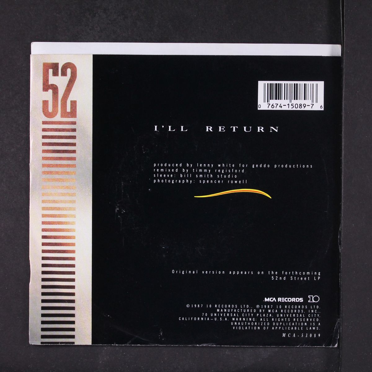i'll return / short by 52ND STREET