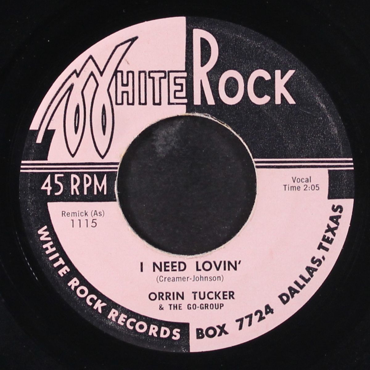 i need lovin' / been lookin' for love by ORRIN TUCKER