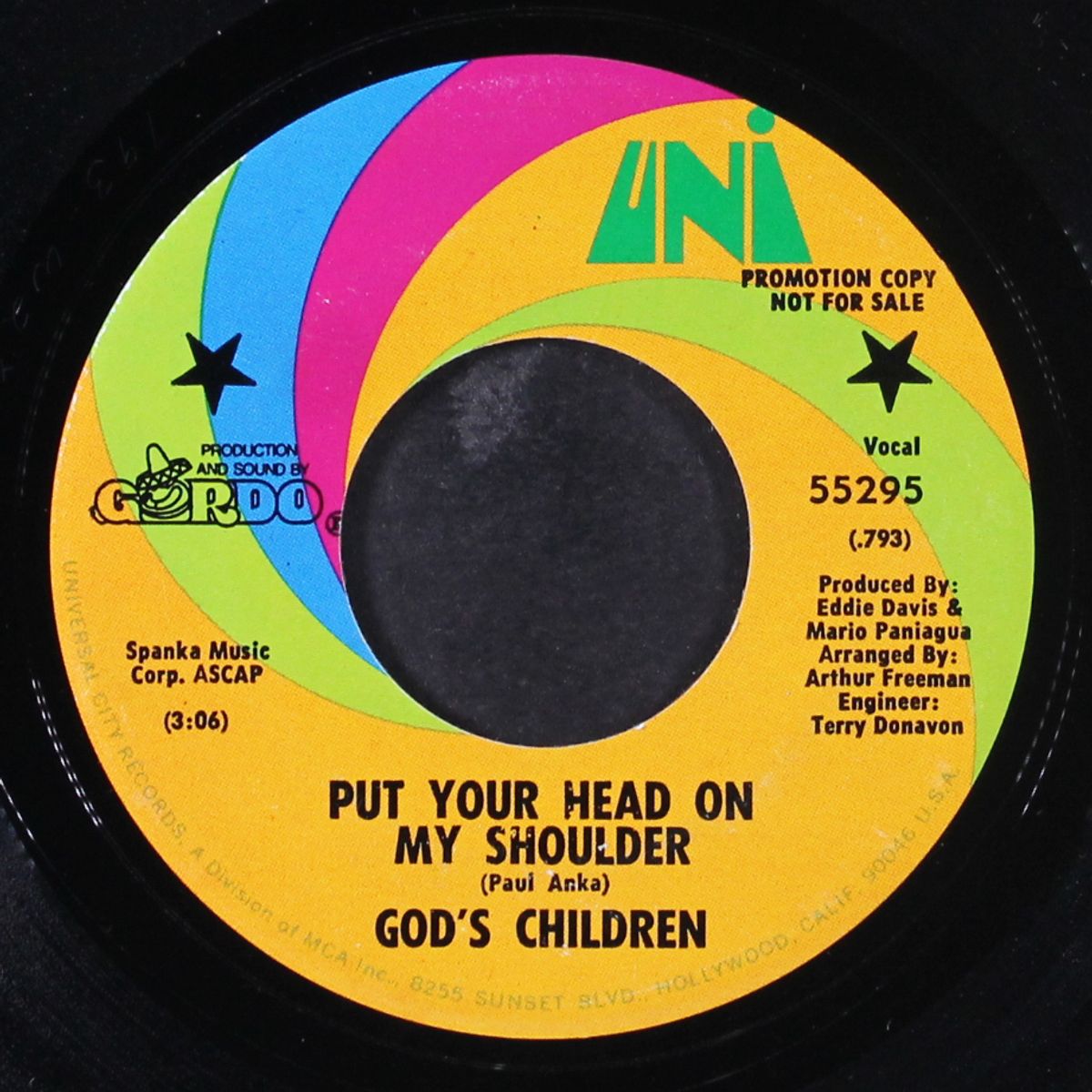 that's the way god planned it / put your head... by GOD'S CHILDREN